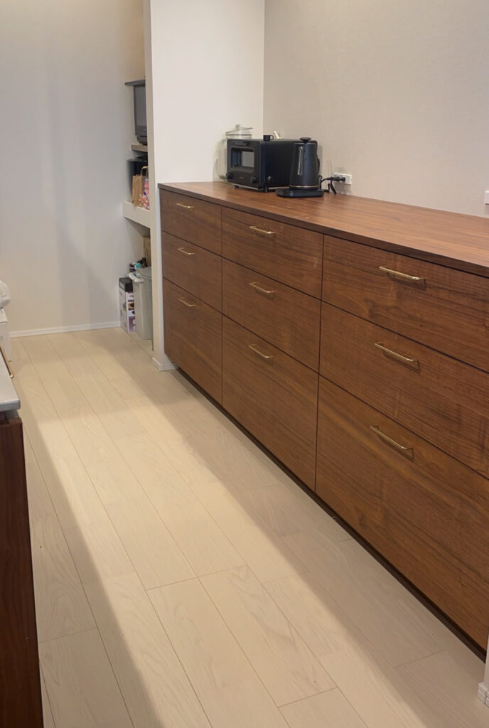 福岡　整理収納アドバイザー　トトノウラボ
片付け後のキッチンスペース