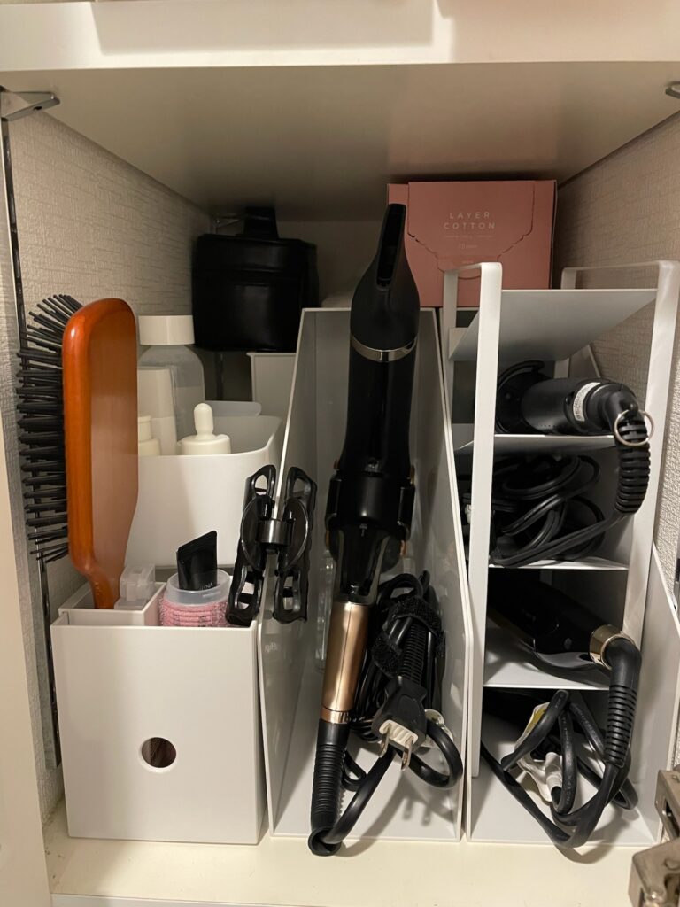 福岡 整理収納アドバイザー トトノウラボ
片付け後のドライヤー置き場
