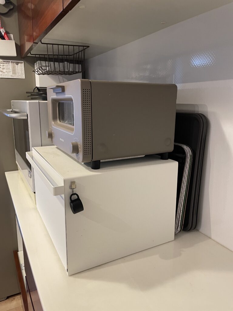 福岡 整理収納アドバイザー トトノウラボ
キッチンカウンターのトースター置き方