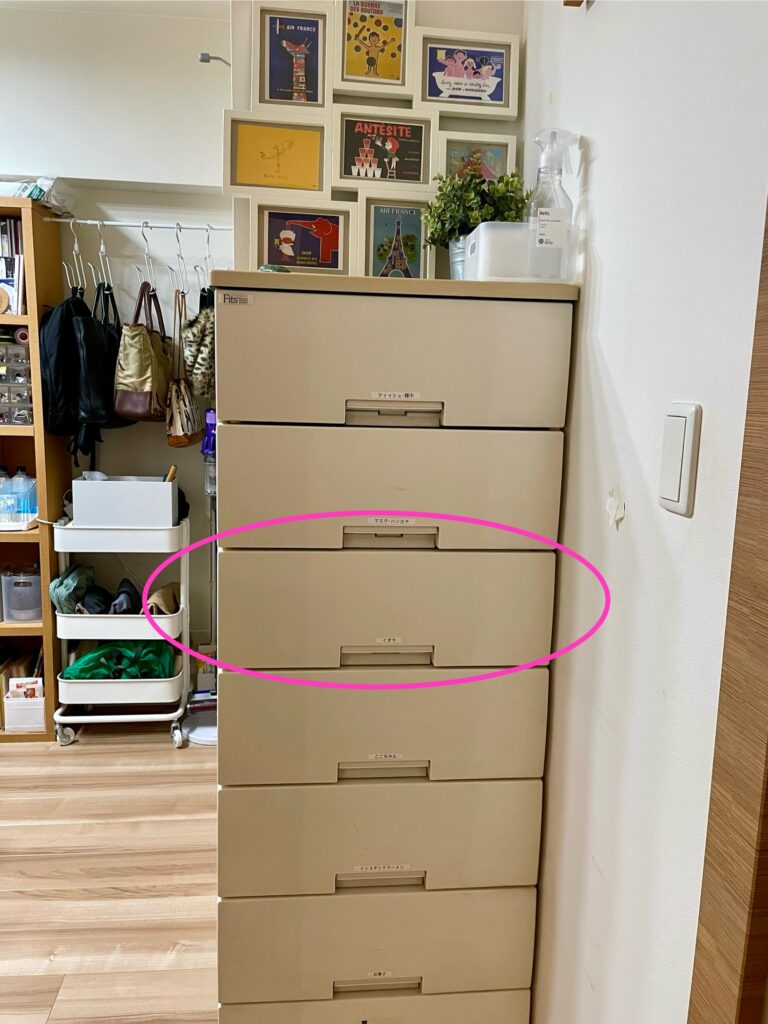 福岡 整理収納アドバイザー トトノウラボ
キッチン近くの収納ボックス