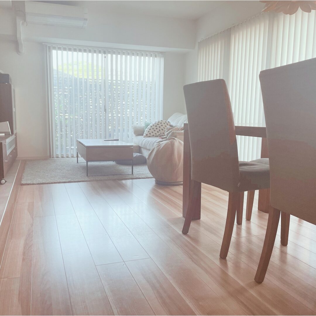 福岡　整理収納アドバイザー　トトノウラボ スッキリしたリビングの風景