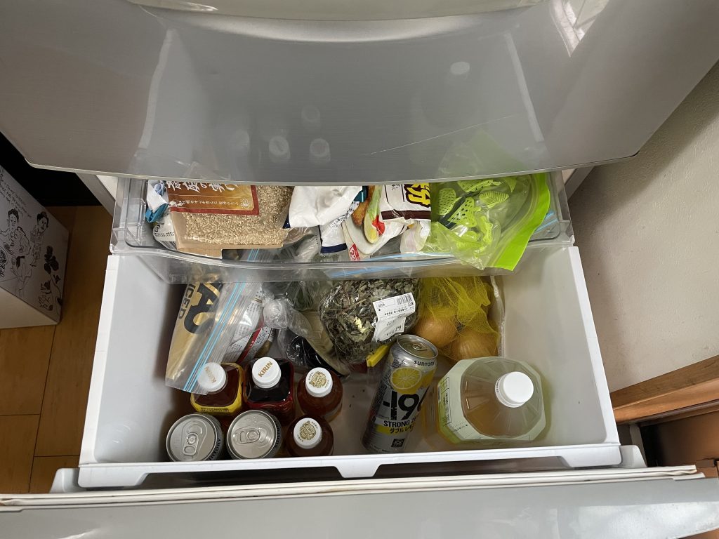 福岡　整理収納アドバイザー　トトノウラボ　冷蔵庫　ビフォー