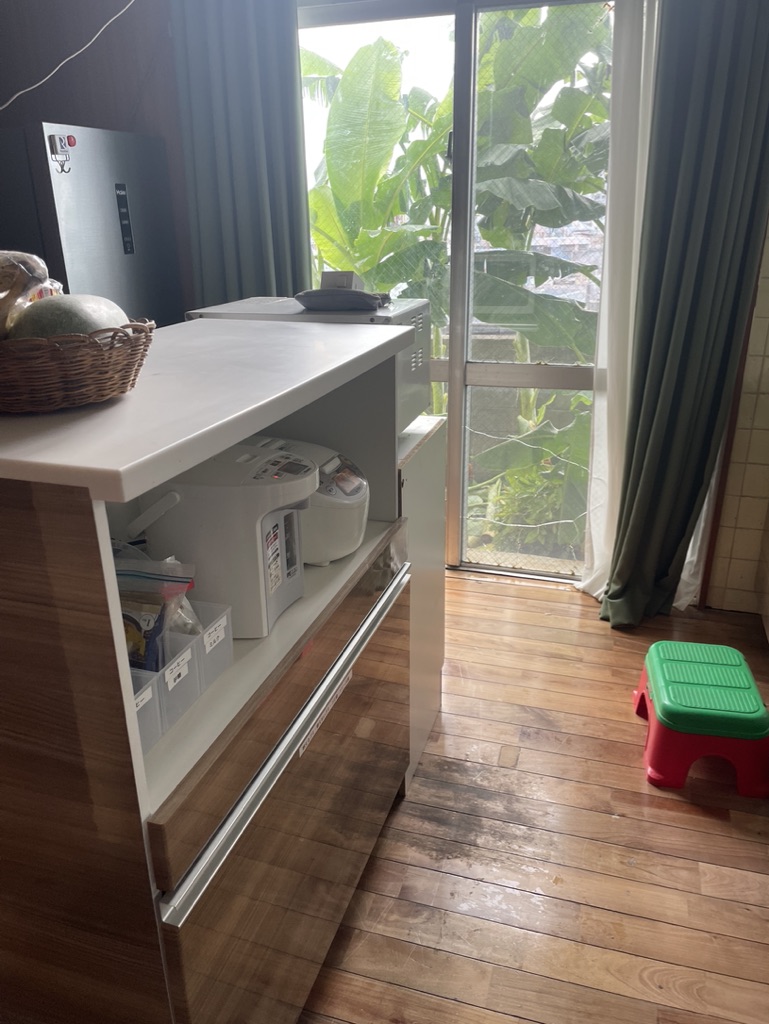 福岡　整理収納アドバイザー　トトノウラボ　実家　キッチン　収納　引き出しの中