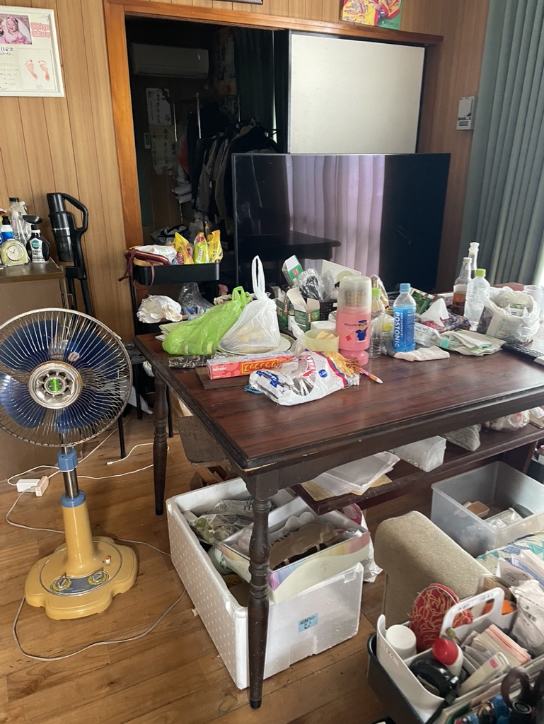 福岡　整理収納アドバイザー　トトノウラボ　実家　キッチン　収納　引き出しの中