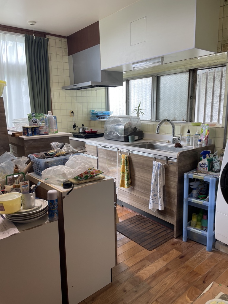 福岡　整理収納アドバイザー　トトノウラボ　実家　キッチン　収納　引き出しの中