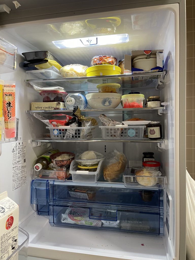 福岡　整理収納アドバイザー　キッチン　　冷蔵庫　お客様宅　実例　ビフォア