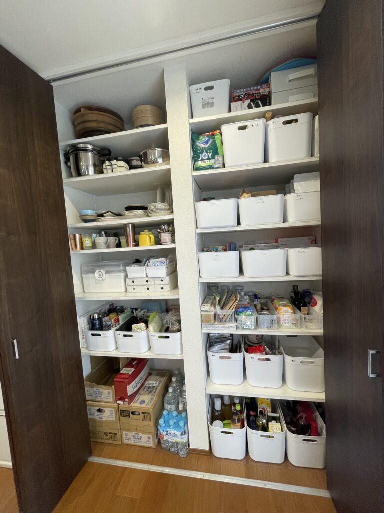 福岡　パントリー　片付け後　整理収納アドバイザー