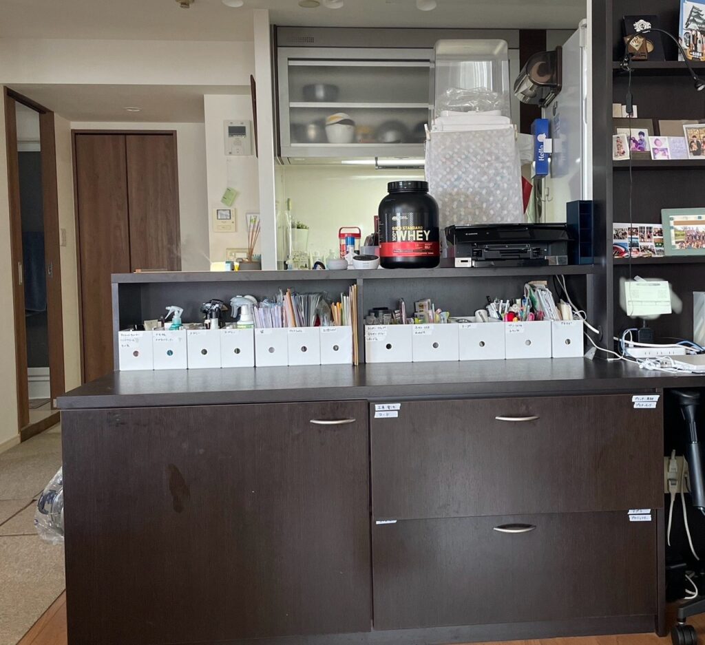 片付け　キッチンカウンター　福岡　整理収納アドバイザー　トトノウラボ